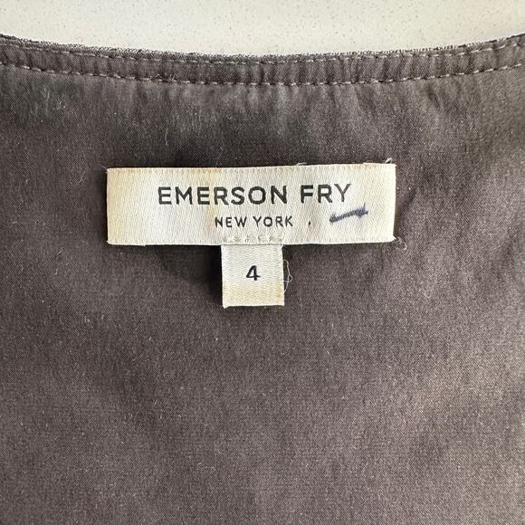 Emerson Fry Tuckernuck New York Made Stretch Jacquard Layering Gray Tank Dress 4 - Picture 4 of 9
